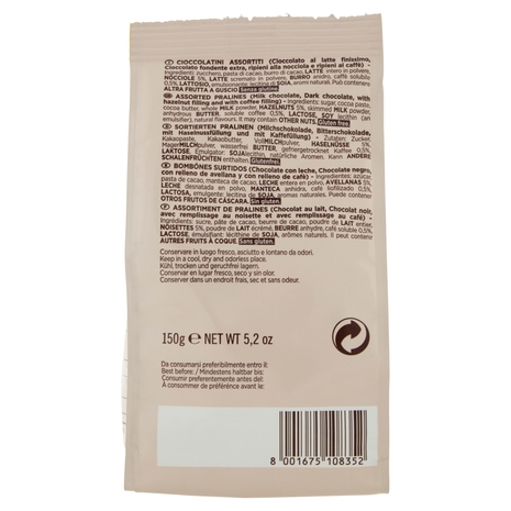 Pernigotti Le Passioni Ovetti di Cioccolato Assortiti Nocciola, Latte, Fondente, Caffè 150 g