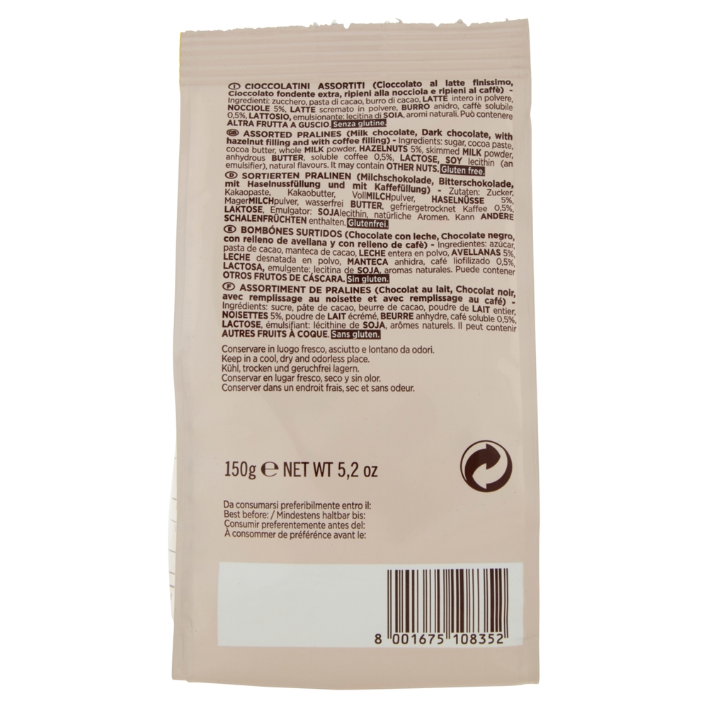 Pernigotti Le Passioni Ovetti di Cioccolato Assortiti Nocciola, Latte, Fondente, Caffè 150 g