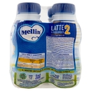 MELLIN 2 - Latte di Proseguimento Liquido per Lattanti dal 6° al 12° mese 4x500ml