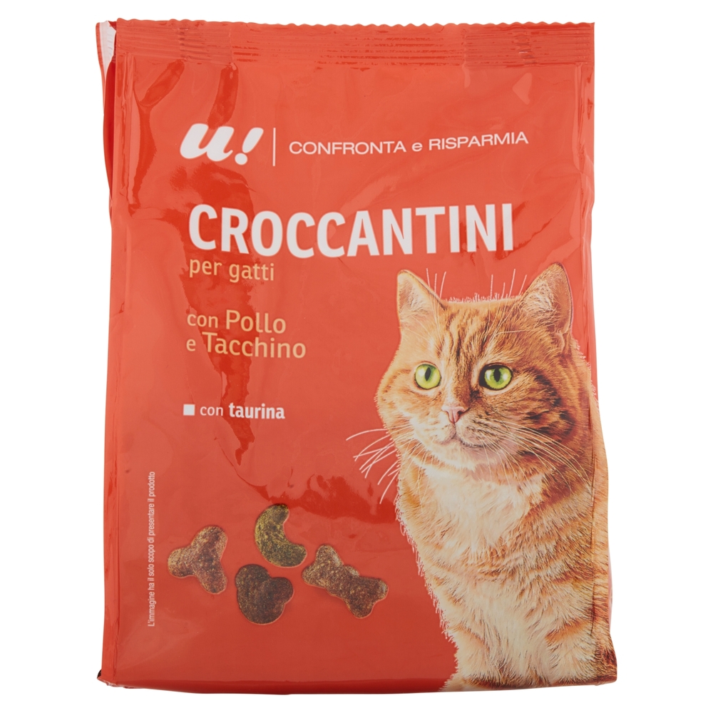 CROCCANTINI PER GATTI CON POLLO E TACCHINO U! Confronta e Risparmia