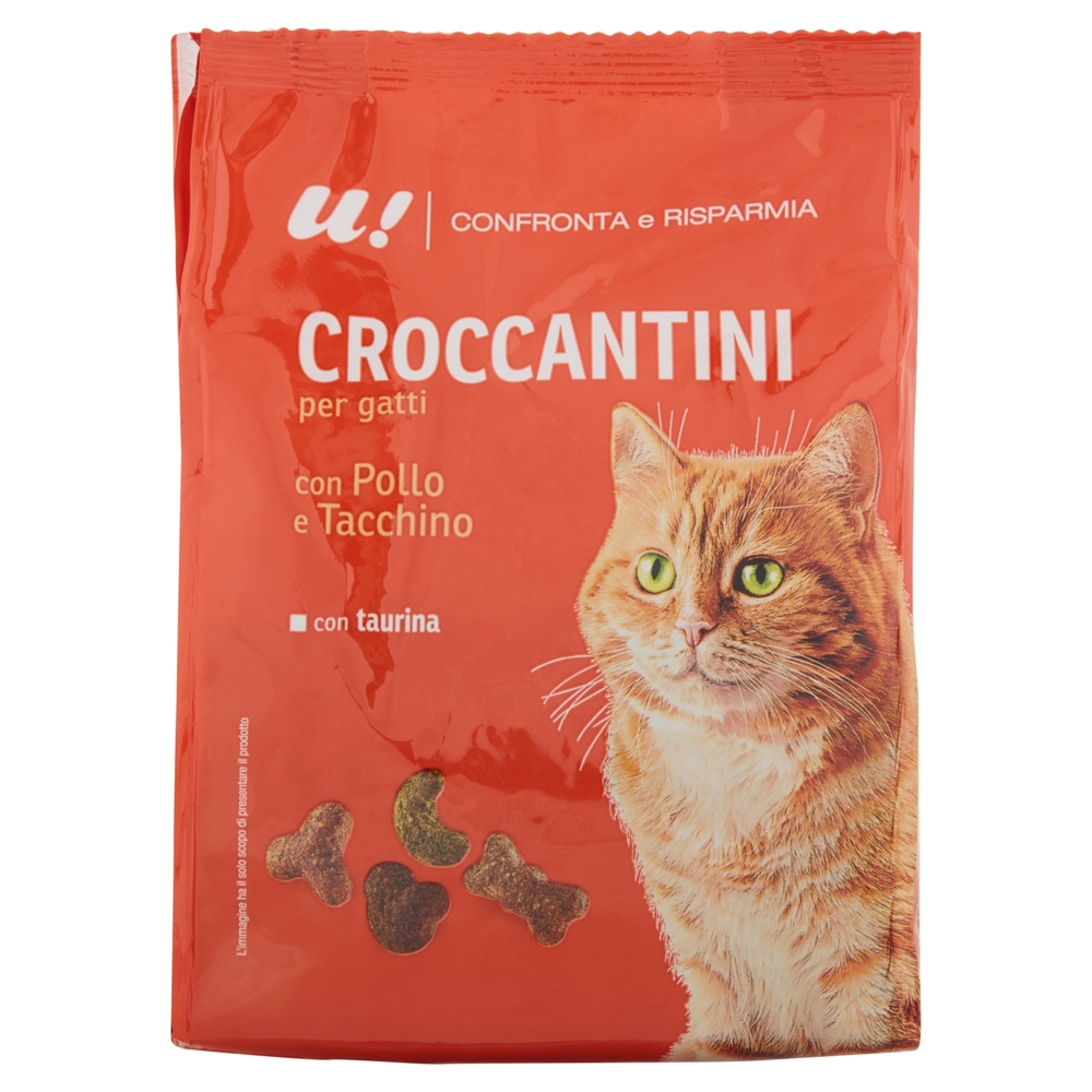CROCCANTINI PER GATTI CON POLLO E TACCHINO U! Confronta e Risparmia