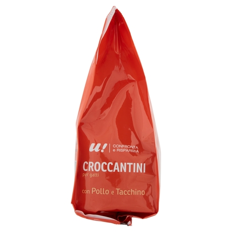 CROCCANTINI PER GATTI CON POLLO E TACCHINO U! Confronta e Risparmia