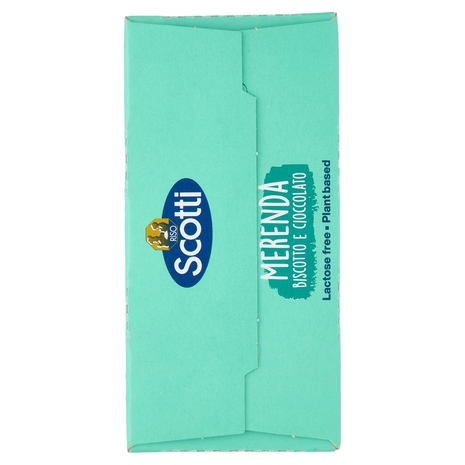 Riso Scotti Si con Riso Senza Lattosio Merenda Biscotto e Cioccolato 8 x 25 g