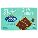 Riso Scotti Si con Riso Senza Lattosio Merenda Biscotto e Cioccolato 8 x 25 g
