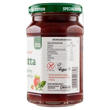 Rigoni di Asiago Fiordifrutta Fragole e fragoline di bosco alla menta bio 250 g