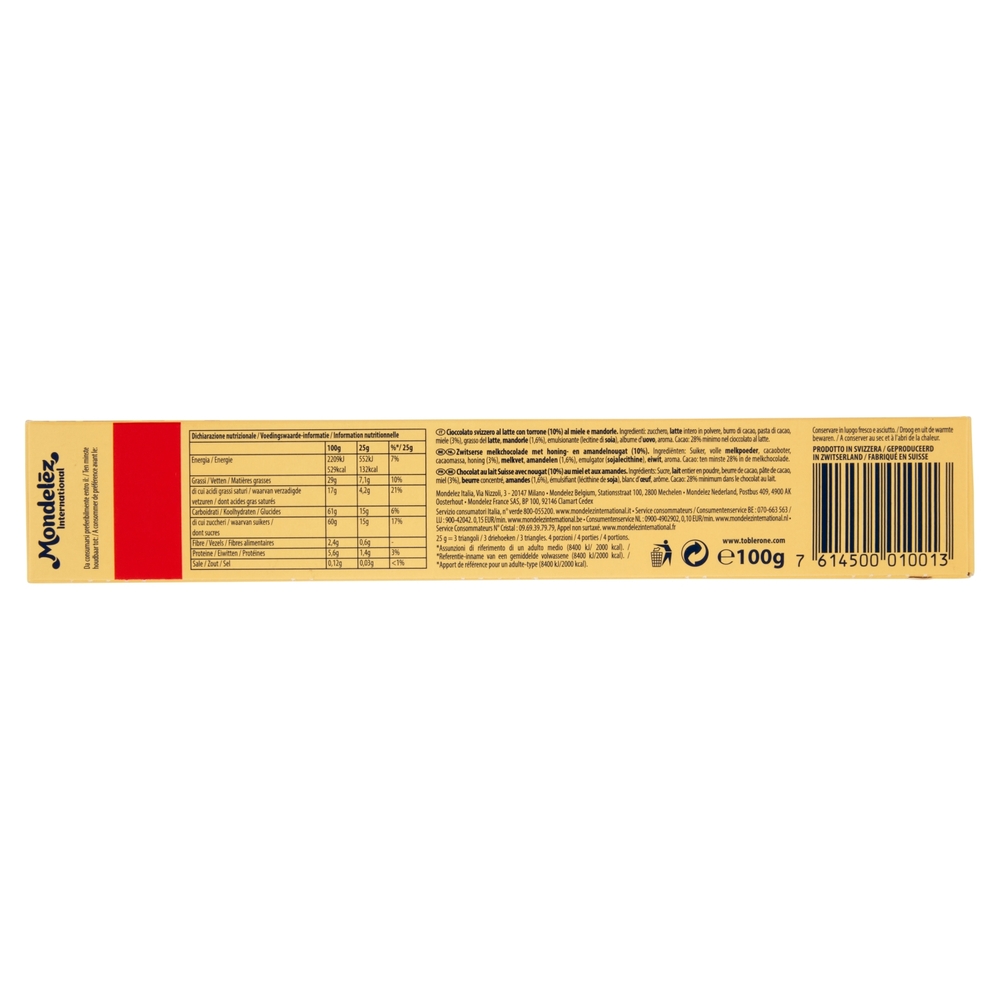 Toblerone milk 100 g