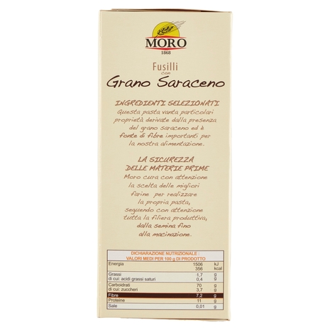 Moro Fusilli con Grano Saraceno 375 g