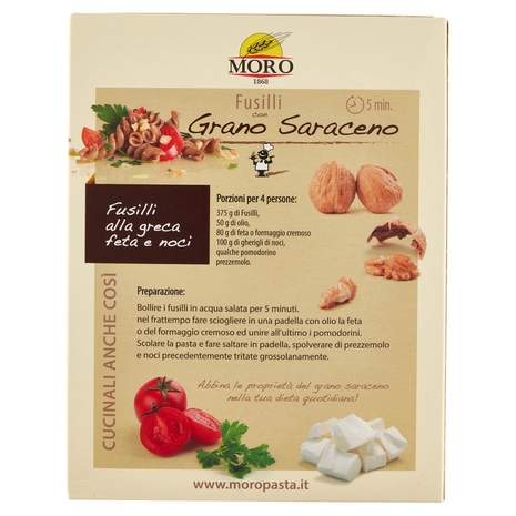 Moro Fusilli con Grano Saraceno 375 g
