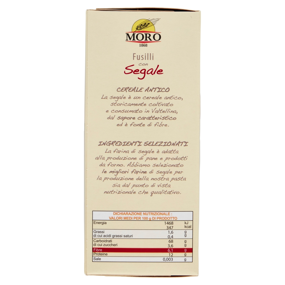 Moro Fusilli di Segale 100% 350 g