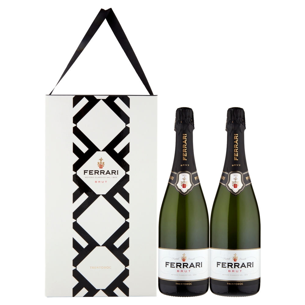 Ferrari Brut Trentodoc Scatola classica da 2 x 0,75 l