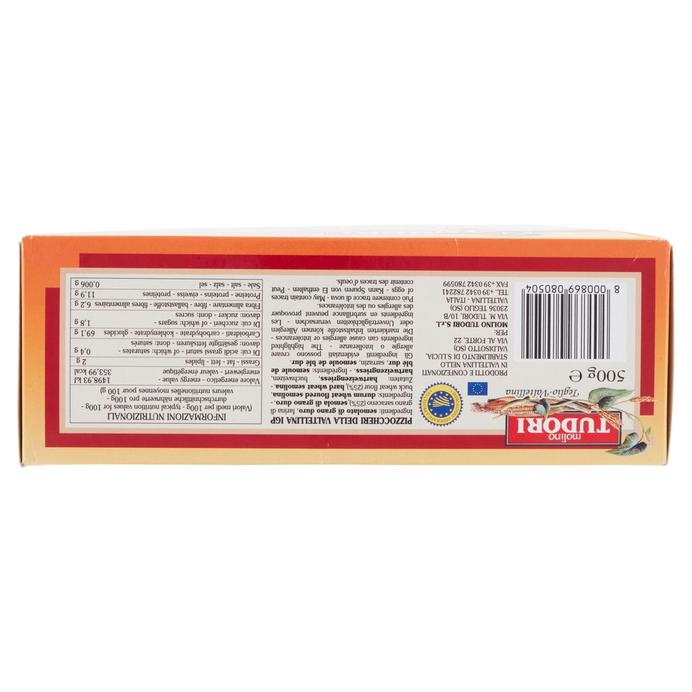 molino Tudori Pizzoccheri della Valtellina IGP 500 g