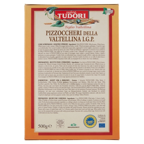 molino Tudori Pizzoccheri della Valtellina I.G.P. 500 g