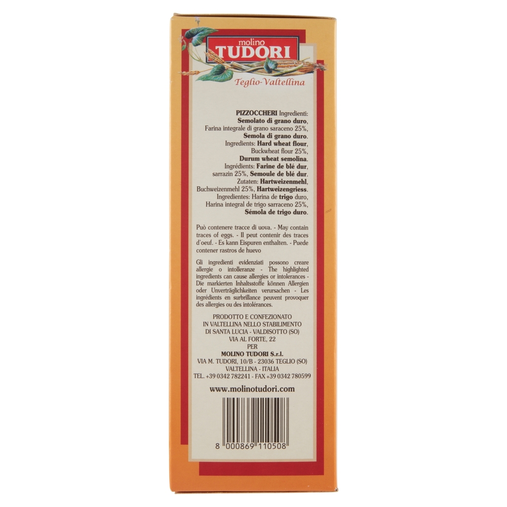 molino Tudori Pizzoccheri della Valtellina I.G.P. 500 g