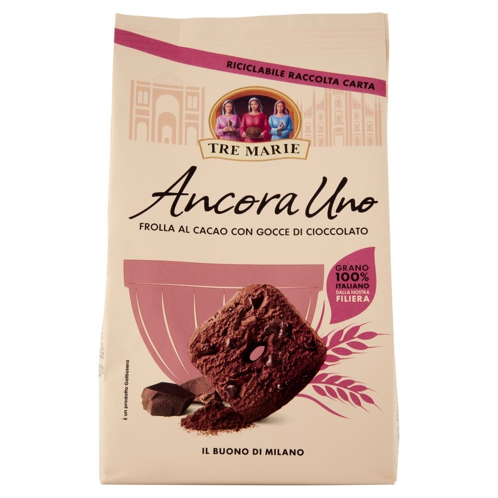 Tre Marie Ancora Uno Frolla al Cacao con Gocce di Cioccolato 300 g