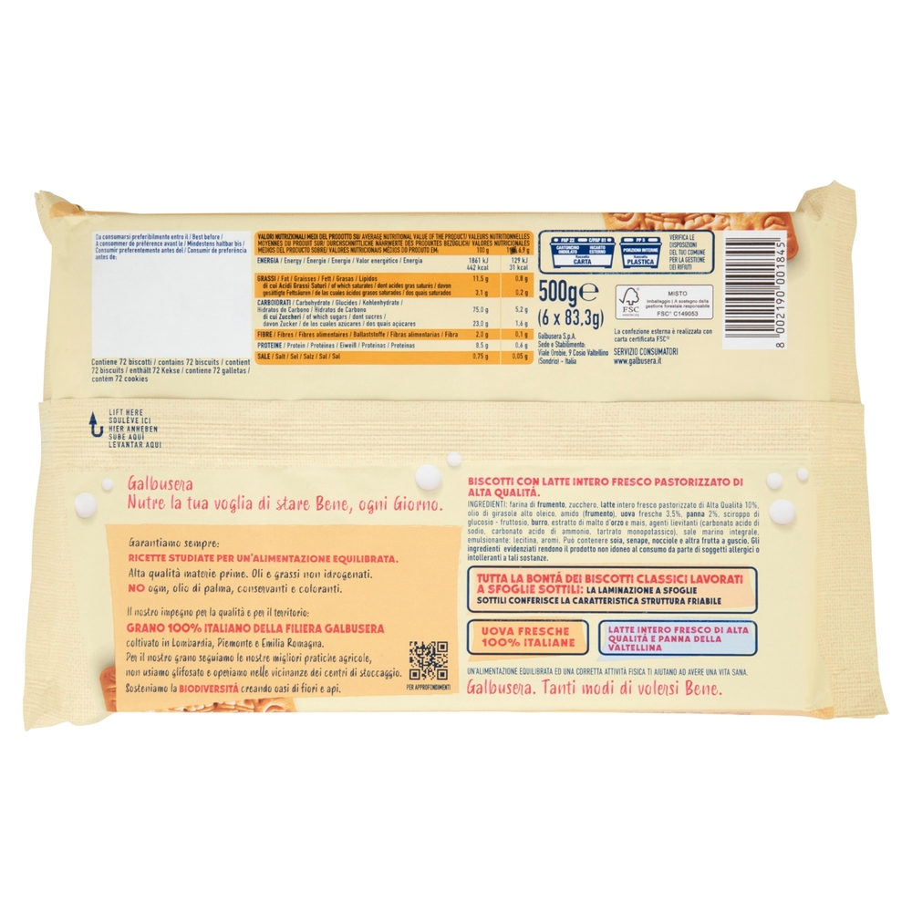 Galbusera Valtellina 6 x 83,3 g