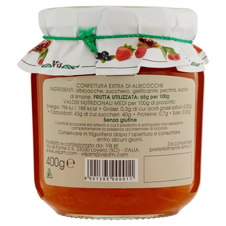 Vis Natura golosa Confettura Extra Albicocche 400 g