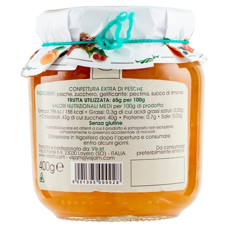 Vis Natura golosa Confettura Extra Pesche 400 g