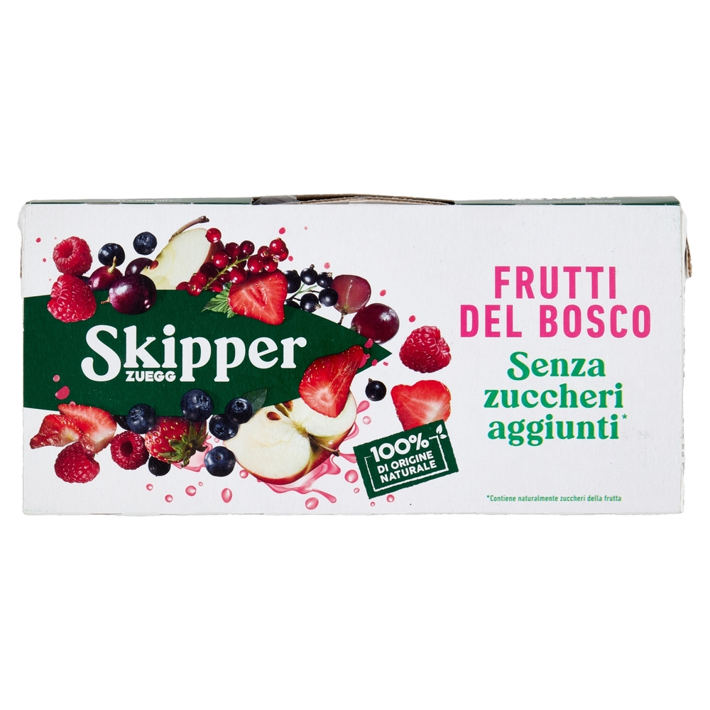 Zuegg Skipper Frutti di Bosco Senza zuccheri aggiunti* 3 x 200 ml