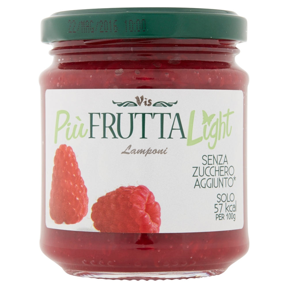 Vis Più frutta light Lamponi 210 g