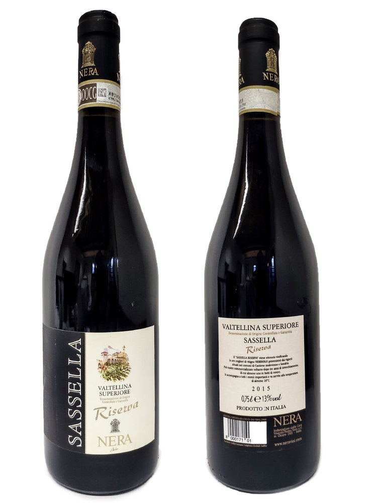 Sassella Riserva Nera, 75 cl