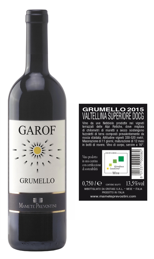 Grumello Garof, 75 cl