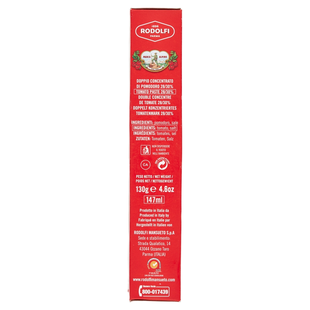 Marca Alpino Doppio Concentrato di Pomodoro 130 g