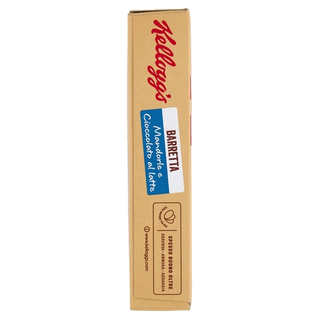 Kellogg's Barretta Mandorle e Cioccolato al latte 4 x 32 g