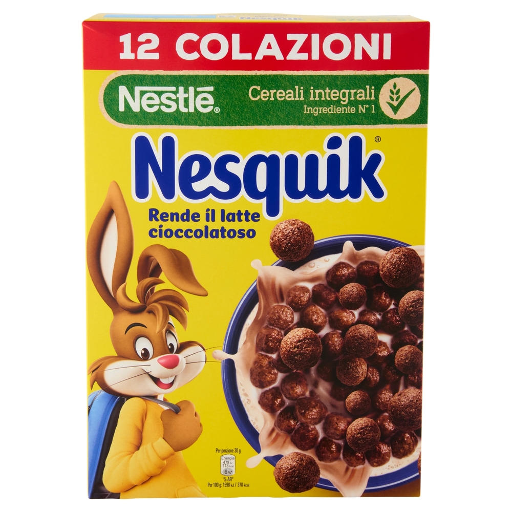 NESQUIK Palline con cereali integrali e cacao 375 g