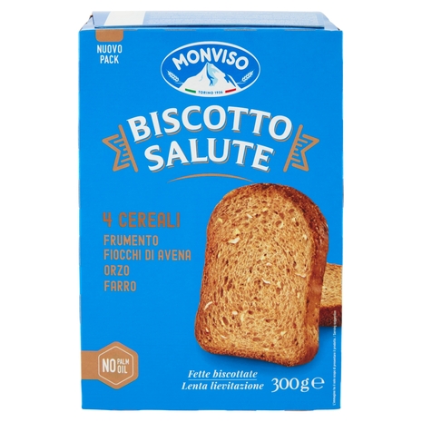 Monviso Biscotto Salute 4 Cereali 300 g