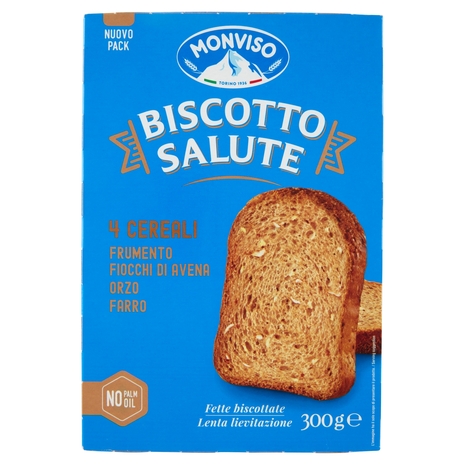 Monviso Biscotto Salute 4 Cereali 300 g