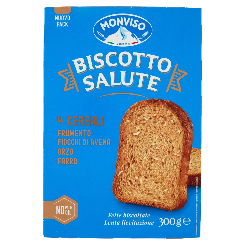 Monviso Biscotto Salute 4 Cereali 300 g
