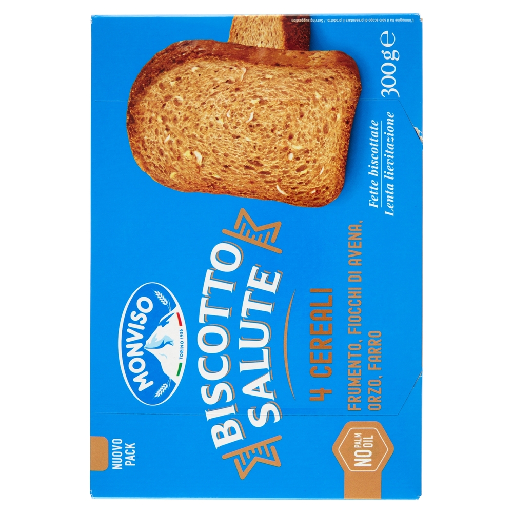 Monviso Biscotto Salute 4 Cereali 300 g