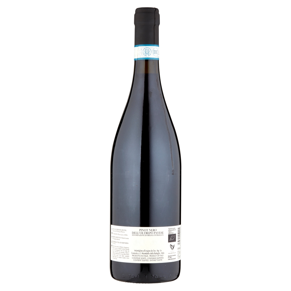 La Costaiola Pinot Nero dell'Oltrepò Pavese DOC Vino Biologico 75 cl