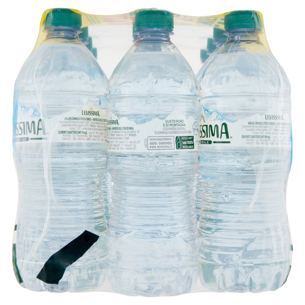 LEVISSIMA, Acqua Minerale Naturale Oligominerale, 10+2x50cl