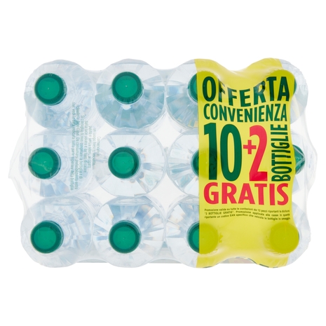 LEVISSIMA, Acqua Minerale Naturale Oligominerale, 10+2x50cl