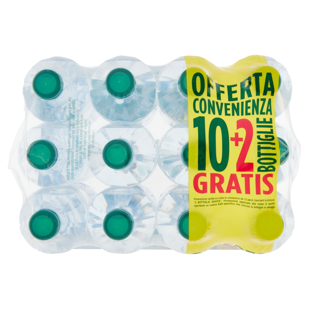 LEVISSIMA, Acqua Minerale Naturale Oligominerale, 10+2x50cl