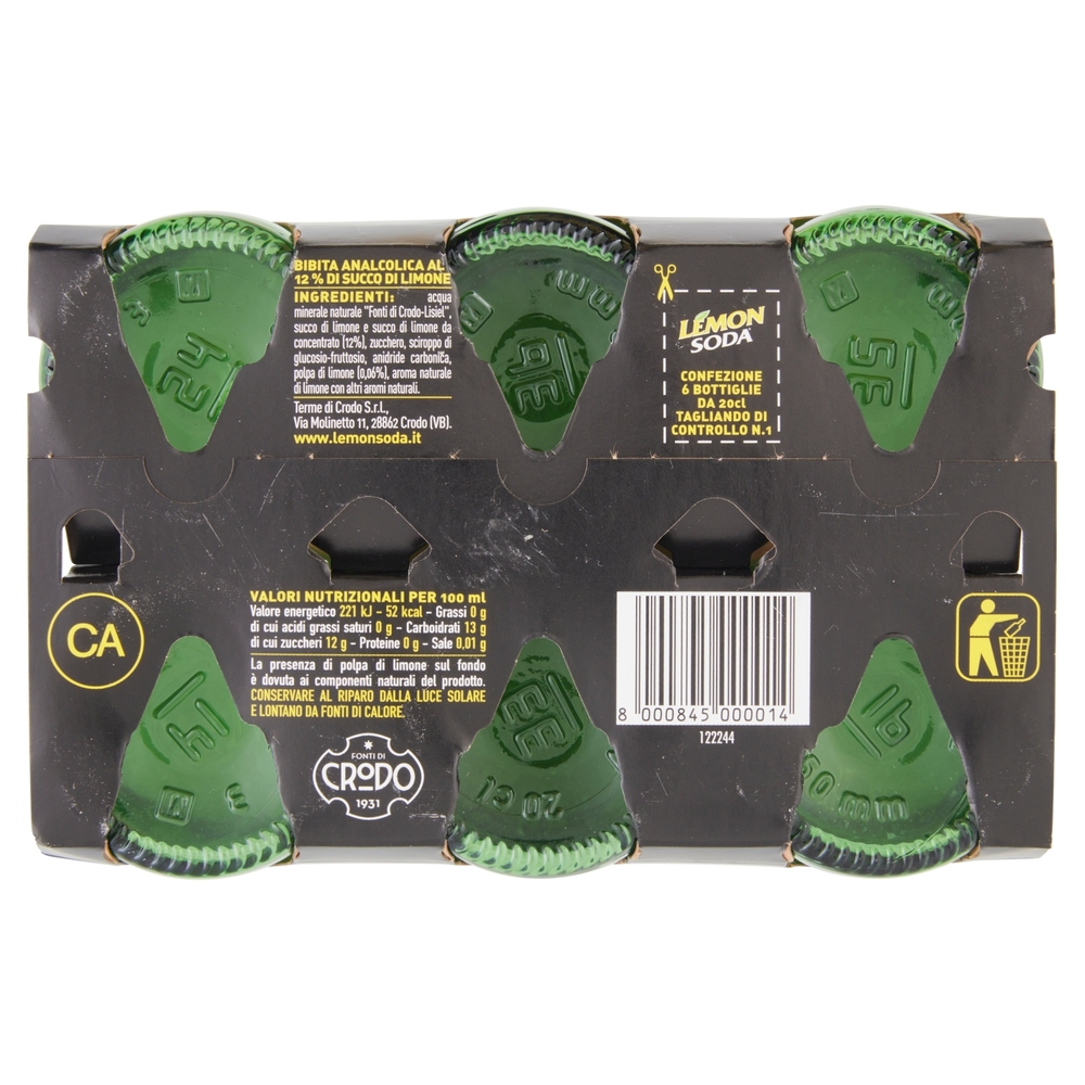 Lemonsoda 6 x 20 cl