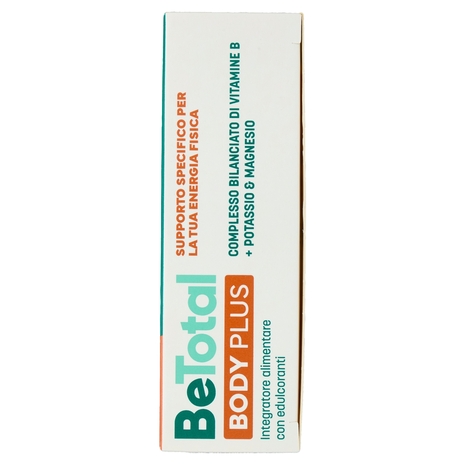 BeTotal Body Plus, Integratore Alimentare con Vit B, Mag e Potassio contro stanchezza, 20 stick