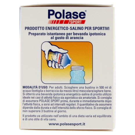 Polase sport integratore energetico Sali minerali con vitamina C magnesio e potassio 10 bustine 200g
