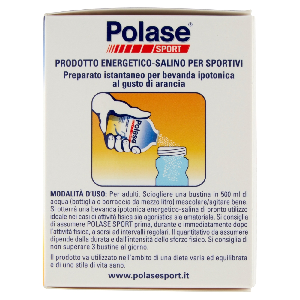 Polase sport integratore energetico Sali minerali con vitamina C magnesio e potassio 10 bustine 200g