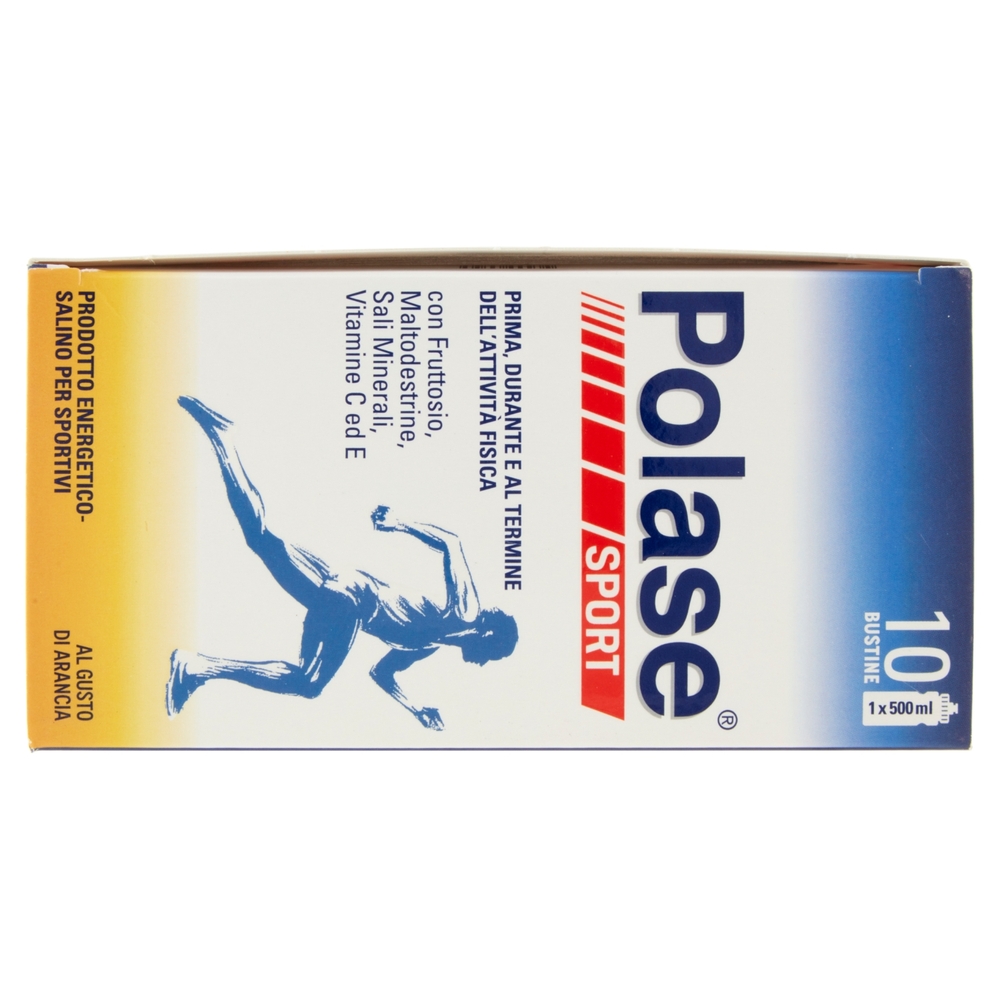 Polase sport integratore energetico Sali minerali con vitamina C magnesio e potassio 10 bustine 200g