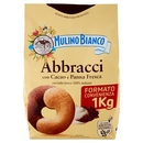 Mulino Bianco Abbracci Biscotti con Cacao e Panna Fresca 1000g