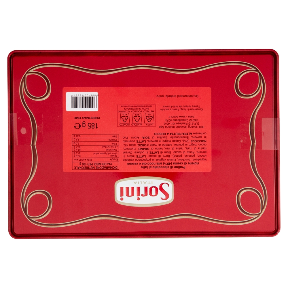 Sorini Christmas Time Praline di cioccolato al latte 185 g