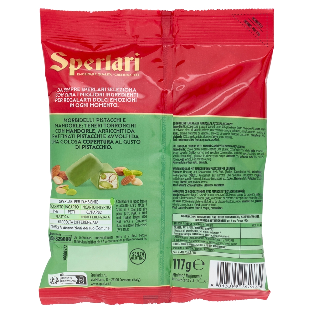 Sperlari Morbidelli Pistacchi e Mandorle 117 g