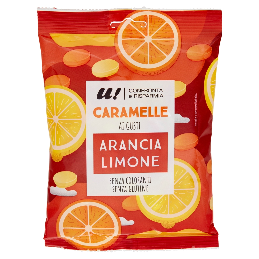 Caramelle ai Gusti Arancia e Limone U! Confronta e Risparmia