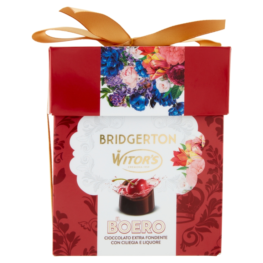 Witor's il Boero Cioccolato Extra Fondente con Ciliegia e Liquore 150 g