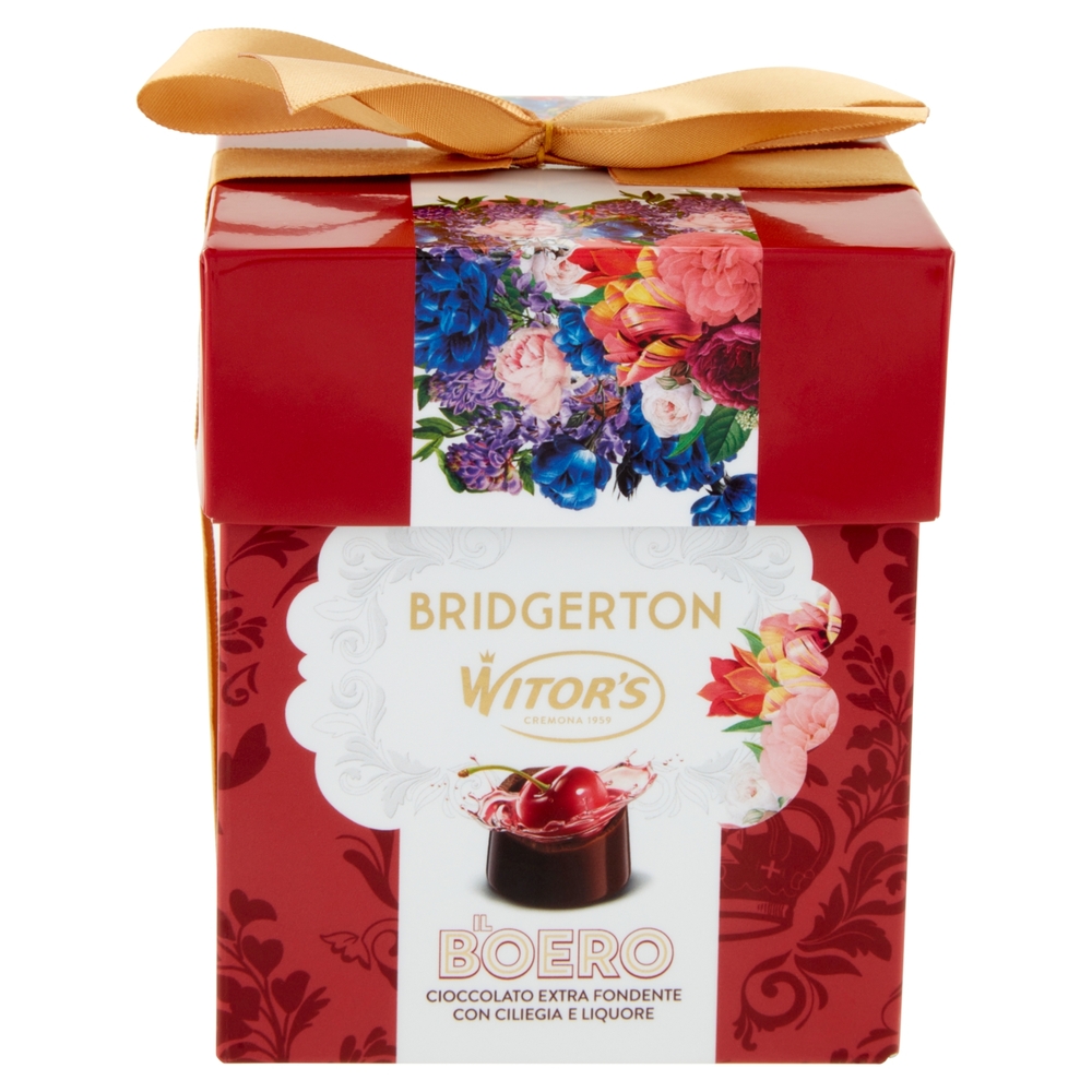 Witor's il Boero Cioccolato Extra Fondente con Ciliegia e Liquore 150 g