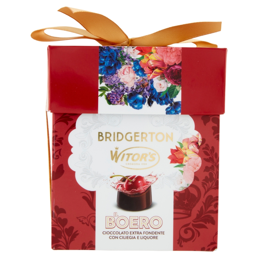 Witor's il Boero Cioccolato Extra Fondente con Ciliegia e Liquore 150 g