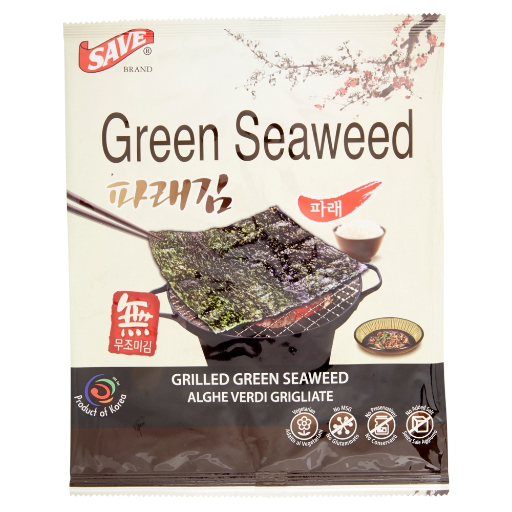 Save Green Seaweed Alghe Verdi Grigliate 12 g