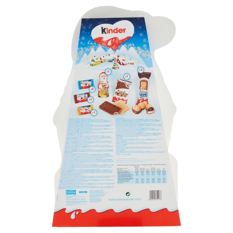 Calendario dell'avvento Kinder Choco bisquits -210g - contiene 24 specialità kinder